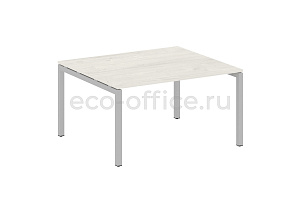 Стол переговорный (1 столешница) METAL SYSTEM QUATTRO 5x5 50БП.ПРГ-1.3 Дуб Наварра / Серый металл фото