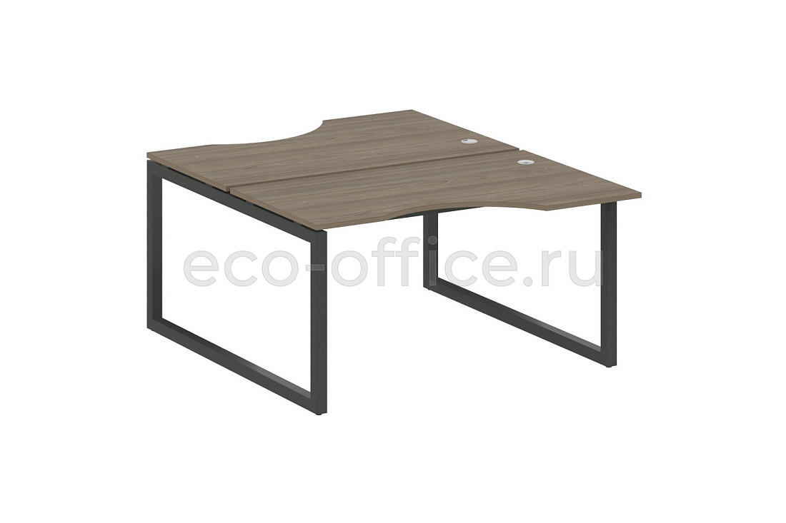 Рабочая станция криволинейная METAL SYSTEM QUATTRO 5x5 50БО.РАС-СА-2.2 Вяз Благородный / Антрацит металл   стоимость