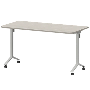 Стол мобильный складной радиусный Protech МБ22-140.70Р Ясень шимо/Белый фото