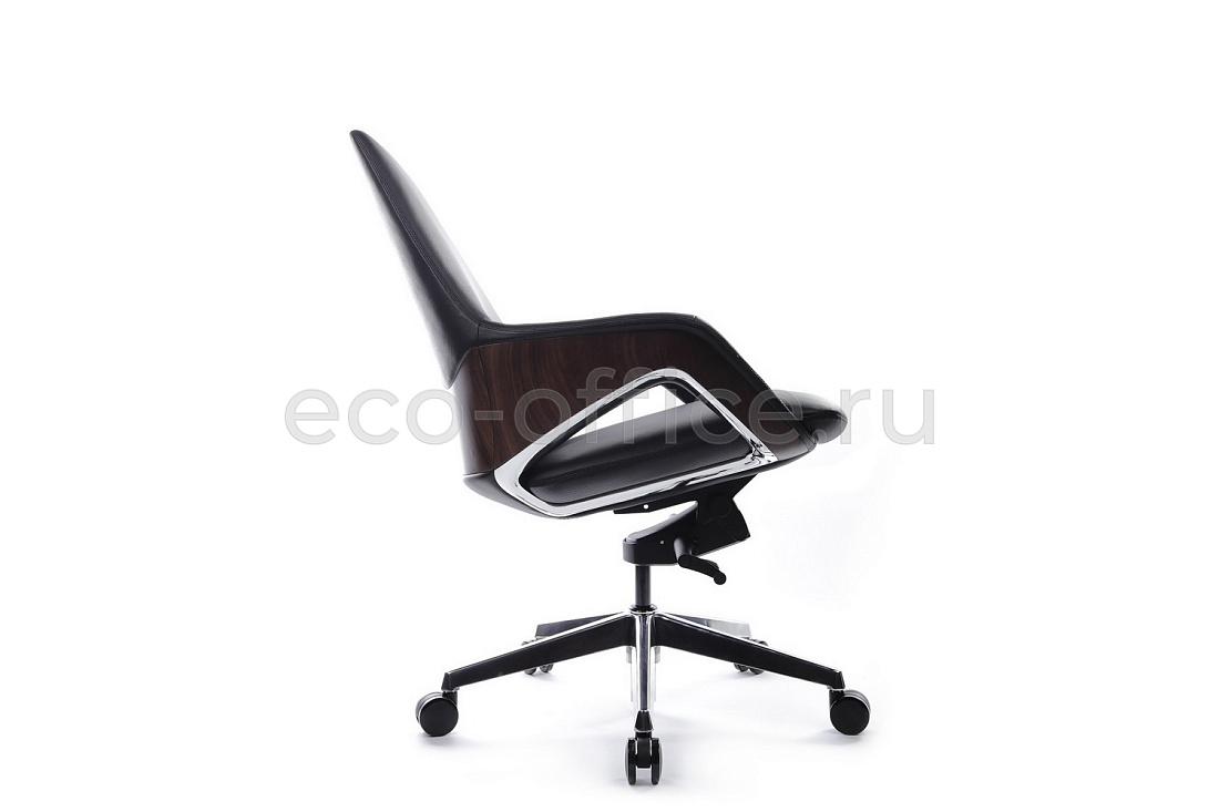 Кресло руководителя RV Design AURA-M FK005-B Чёрная кожа  стоимость