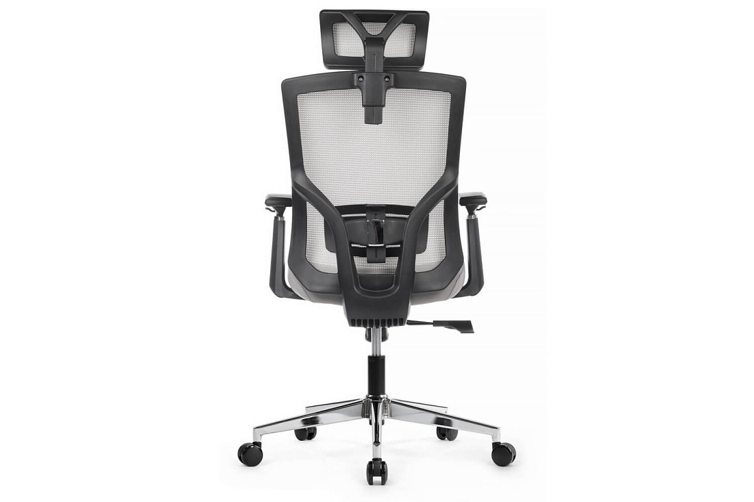 кресло rv chair step a2320 серая сетка / серая ткань фото