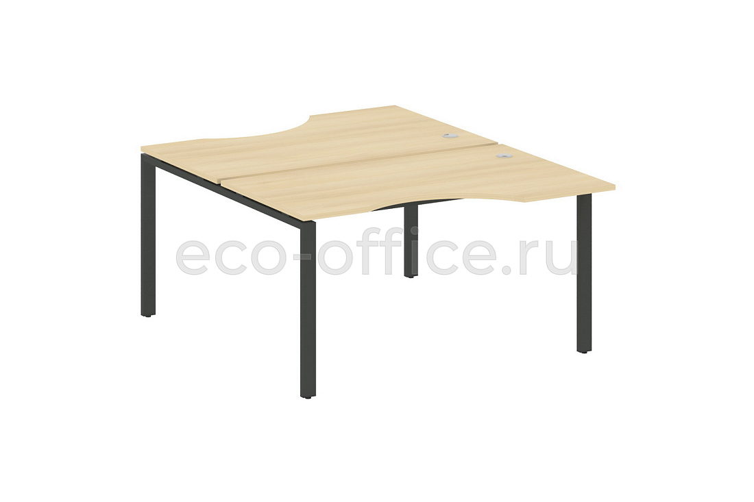 Рабочая станция криволинейная METAL SYSTEM STYLE БП.РАС-СА-2.2 Акация Лорка / Антрацит металл  стоимость