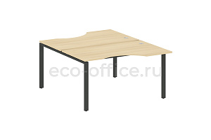 Рабочая станция криволинейная METAL SYSTEM STYLE БП.РАС-СА-2.2 Акация Лорка / Антрацит металл фото