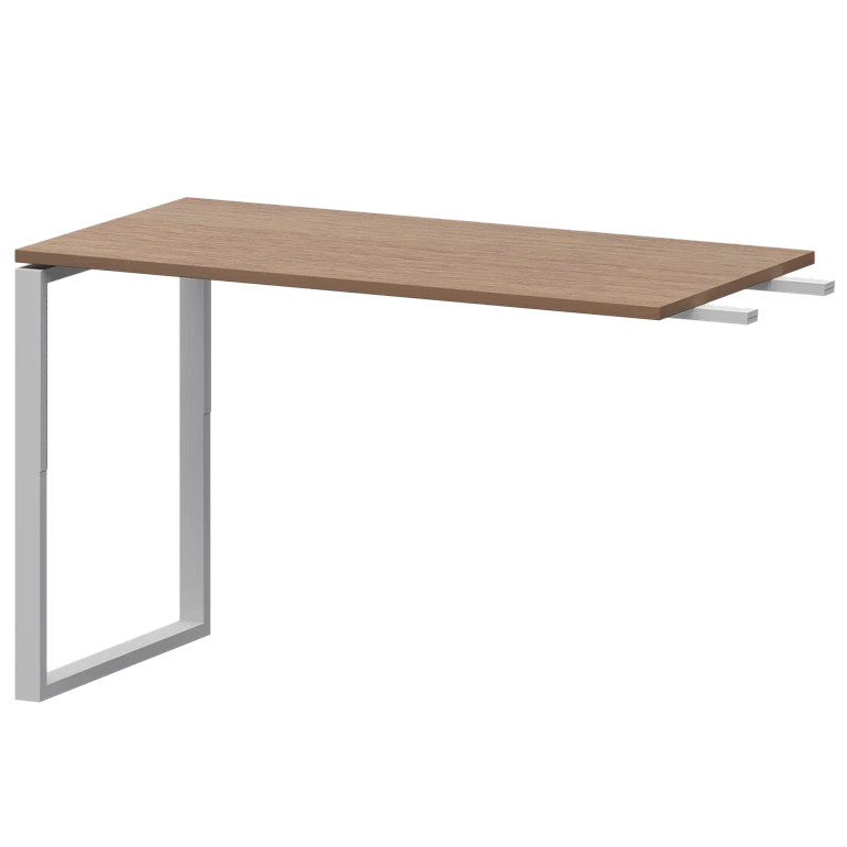 бриф-приставка на металлокаркасе protech ам.о-120.60 орех/белый фото