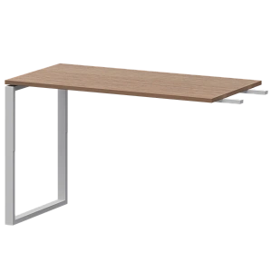 Бриф-приставка на металлокаркасе Protech АМ.О-120.60 Орех/Белый фото