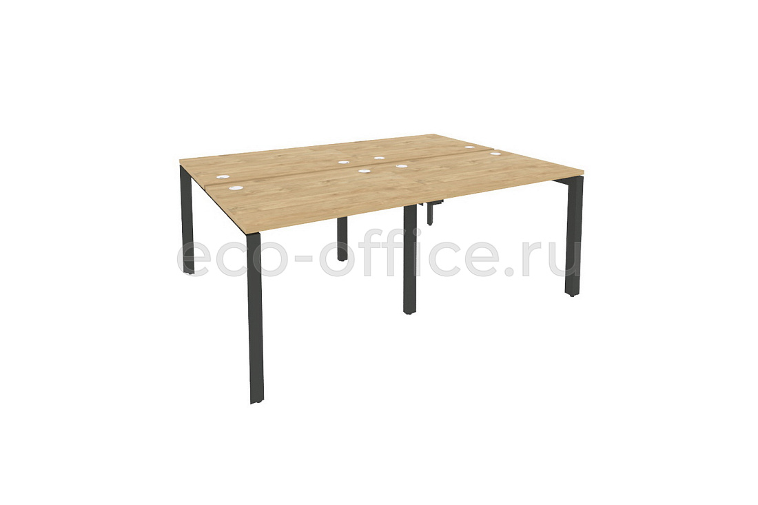 Рабочая станция на П-образном м/к ONIX O.MP-D.RS-4.1.7 Тиквуд Светлый / Антрацит металл  стоимость