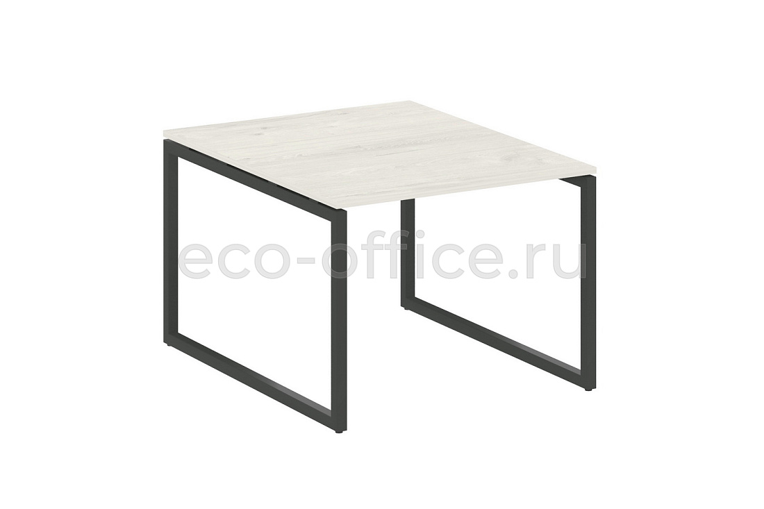Стол переговорный (1 столешница) METAL SYSTEM QUATTRO 4x4 40БО.ПРГ-1.1 Дуб Наварра / Антрацит металл   стоимость