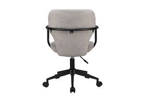 Кресло ECO-CHAIR PATRICK W-237 Серая ткань / Чёрный каркас фото