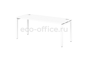 Стол на металлокаркасе 40*40 SENTIDA STEEL S-38 Белый фото