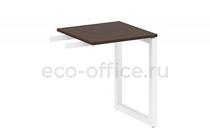 Приставной элемент на О-образном м/к METAL SYSTEM QUATTRO 5x5 50БО.ПР-1 Венге Цаво / Белый металл фото
