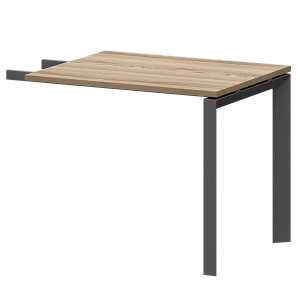 Бриф-приставка на металлокаркасе Protech НТМПБ-П-709 Дуб сафари/Антрацит фото