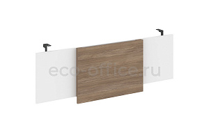 Царга для стола руководителя L1580 ONIX WOOD DIRECT O.M-CSR-4 Белый Бриллиант / Дуб Аризона / Антрацит металл фото