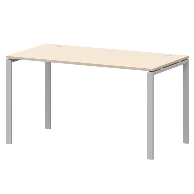 стол на металлокаркасе protech ам-003 бук/белый фото