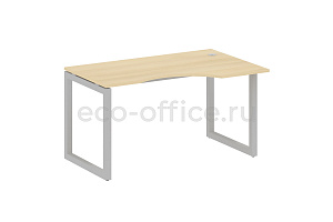 Стол криволинейный правый METAL SYSTEM QUATTRO 5x5 50БО.СА-2 Пр Акация Лорка / Серый металл фото