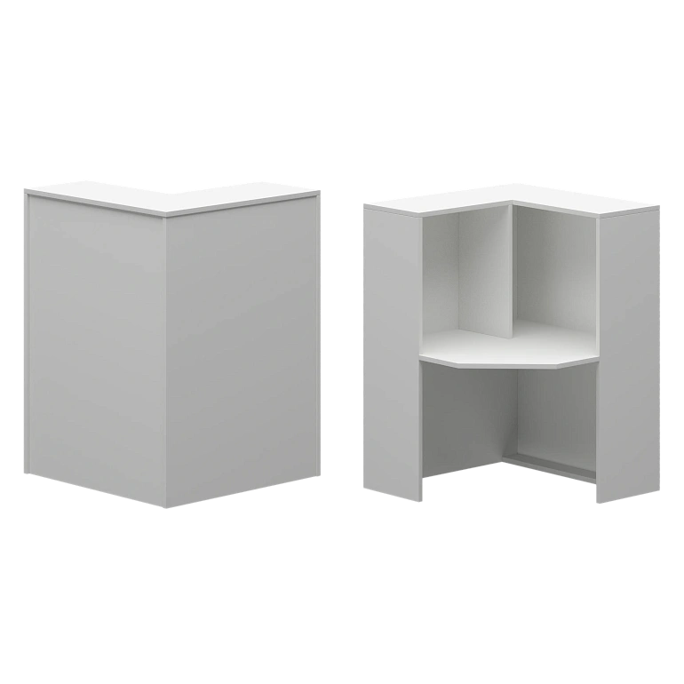 стойка угловая левая protech а-555 белый фото