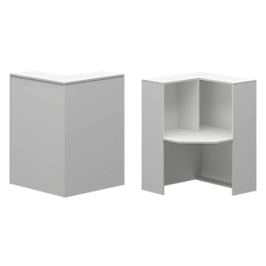 Стойка угловая левая Protech А-555 Белый фото