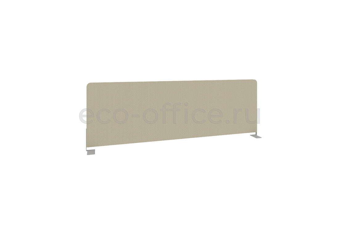 Экран тканевый для стола боковой L1200 METAL SYSTEM STYLE Б.ТЭКР-120 Бежевая сетчатая ткань TW04 купить в Москве