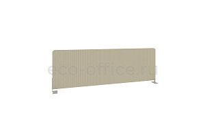 Экран тканевый для стола боковой L1200 METAL SYSTEM STYLE Б.ТЭКР-120 Бежевая сетчатая ткань TW04 фото