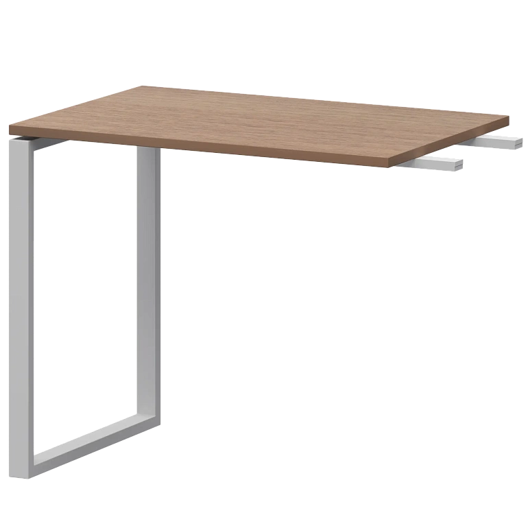 бриф-приставка на металлокаркасе protech ам.о-090.60 орех/белый фото