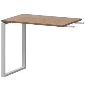 Бриф-приставка на металлокаркасе Protech АМ.О-090.60 Орех/Белый фото