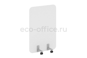 Перегородка на металлических опорах, на роликах R-LINE DP.R-80-120 Белый фото