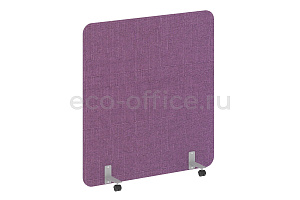 Перегородка на металлических опорах, на роликах R-LINE SOFT AP.R-136-150 Рогожка Romeo 01 / Серый металл фото
