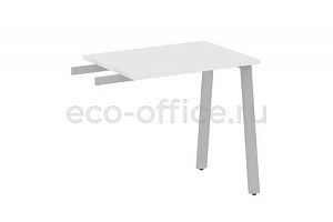 Приставной элемент на А-образном м/к METAL SYSTEM STYLE БА.ПР-2 Белый / Серый металл фото