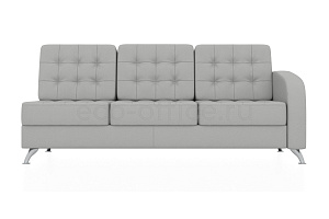 Трехместное посадочное место левое РОЛЬФ экокожа Euroline 985 Серый фото