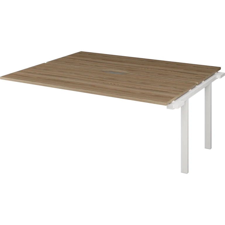 модуль двойной на металлокаркасе protech нтмп.по.б2-200э дуб сафари/белый фото