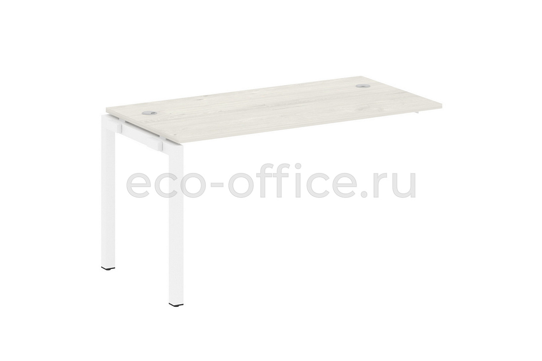 Проходной наборный элемент METAL SYSTEM QUATTRO 5x5 50БП.ПРС-СП-1.3 Дуб Наварра / Белый металл купить в Москве