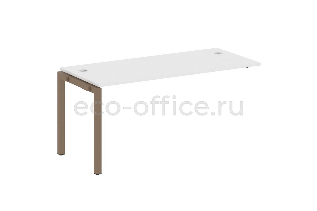 Проходной наборный элемент METAL SYSTEM QUATTRO 5x5 50БП.ПРС-СП-1.4 Белый / Мокко металл купить в Москве