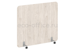 Перегородка на металлических опорах, на роликах R-LINE DP.R-160-140 Денвер Светлый фото