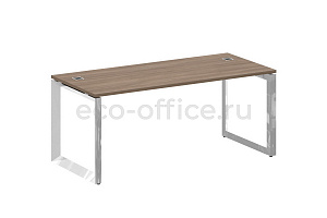 Стол руководителя ONIX DIRECT LUX M-O.MO-SRR-5.8 Дуб Аризона / Нержавеющая сталь фото
