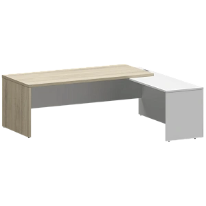 Стол руководителя правый Protech KZP-22R Кронберг/Белый фото