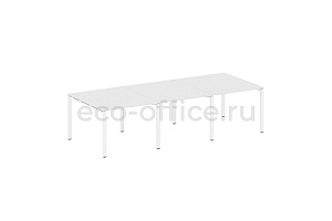 Стол переговорный (3 столешницы) METAL SYSTEM STYLE БП.ПРГ-3.1 Белый / Белый металл фото