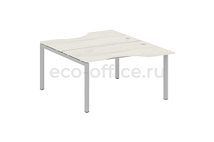 Рабочая станция криволинейная METAL SYSTEM QUATTRO 5x5 50БП.РАС-СА-2.2 Дуб Наварра / Серый металл фото