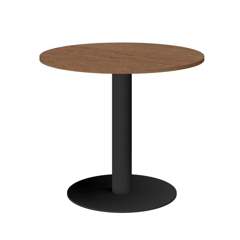 стол круглый protech ам-д90 орех/антрацит фото