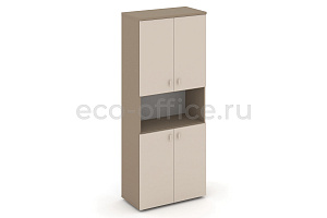 Шкаф высокий широкий ESTETICA ES.ST-1.5 Латте / Капучино фото