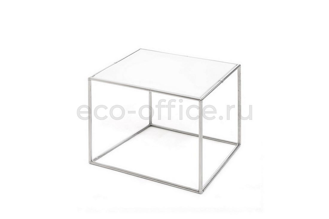Стол кофейный FESTA 40*40 white chrome Белый Fenix / Хром металл  стоимость