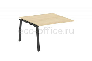 Проходной наборный элемент переговорного стола METAL SYSTEM STYLE БА.ППРГ-2 Акация Лорка / Антрацит металл фото