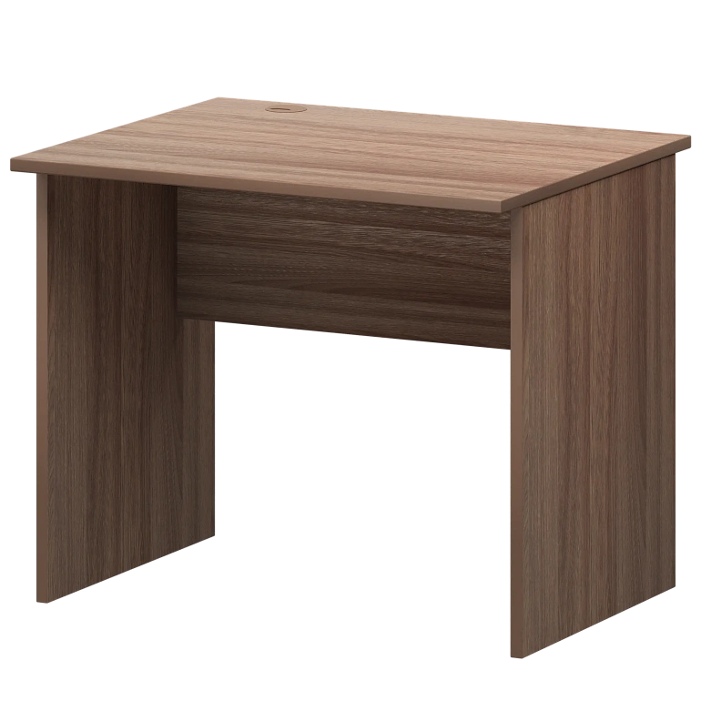 стол с кабель каналом слева protech а-001.к.лв темный шимо фото