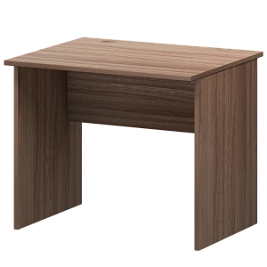 Стол с кабель каналом слева Protech А-001.К.ЛВ Темный шимо фото