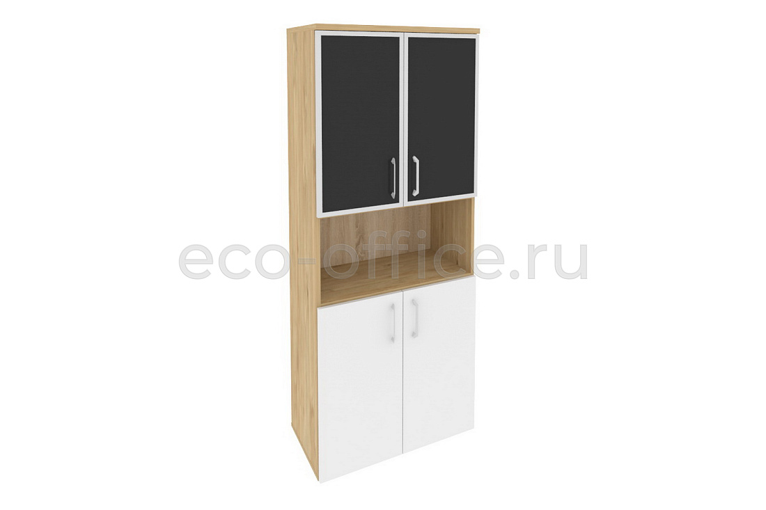 Шкаф высокий широкий ONIX O.ST-1.4 R black Тиквуд Светлый / Белый Бриллиант  стоимость