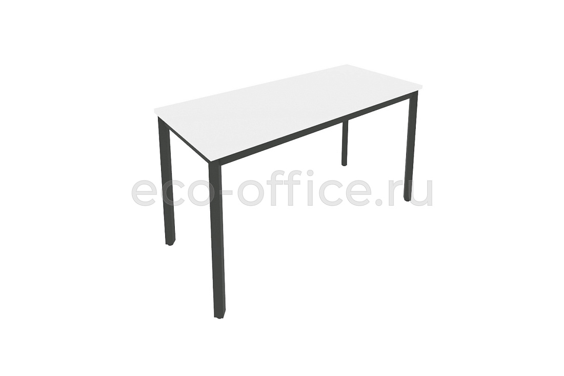 Стол письменный на металлокаркасе SLIM SYSTEM С.СП-5.1 Белый / Антрацит металл купить в Москве