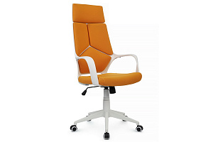 Кресло RV Chair IQ RV 8989 Белый пластик / Оранжевая ткань фото