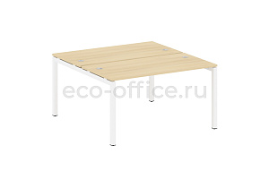 Рабочая станция METAL SYSTEM QUATTRO 5x5 50БП.РАС-СП-2.3 Акация Лорка / Белый металл фото