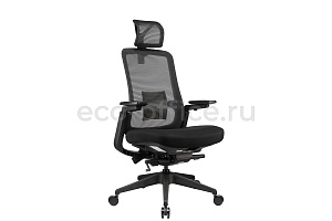 Кресло эргономичное ECO-CHAIR S7 Modern Чёрный пластик / Чёрная сетка фото