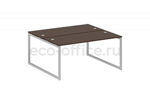 Рабочая станция METAL SYSTEM QUATTRO 4x4 40БО.РАС-СП-2.4 Венге Цаво / Серый металл фото