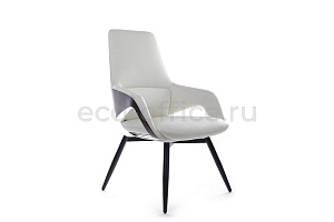 Конференц-кресло RV Design AURA-ST FK005-C Белая кожа фото