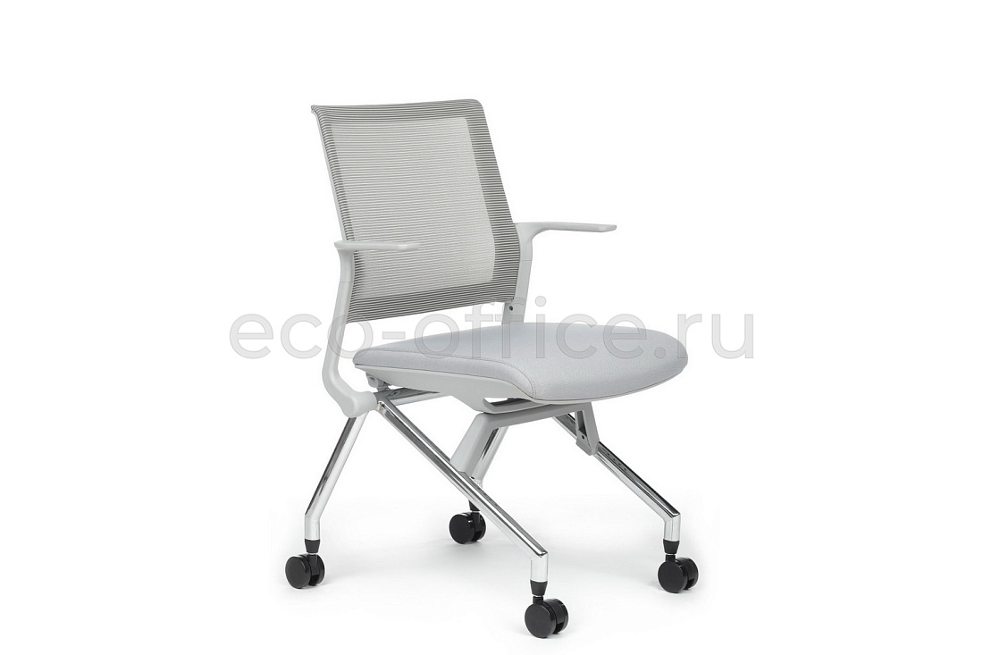 Конференц-кресло складное RV Design MOBY D2002 Серая ткань купить в Москве